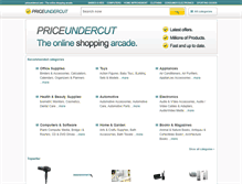 Tablet Screenshot of priceundercut.com